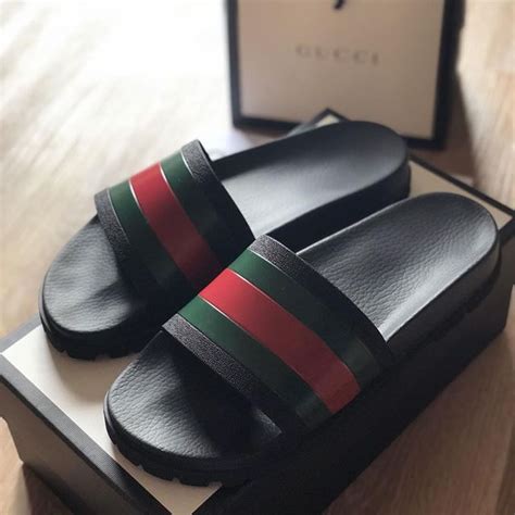 buy used gucci slides|gucci slides clearance.